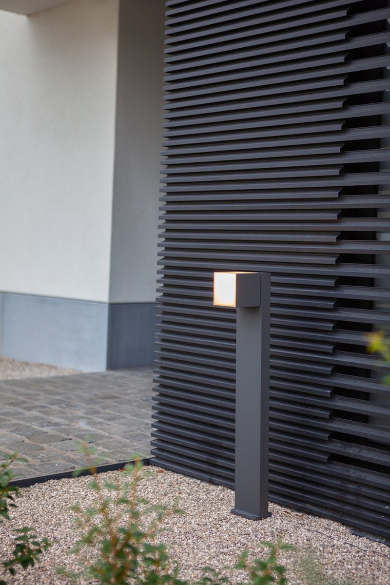 LUTEC - Cuba Tuinpaal - LED - 500 lumen - Donkergrijs