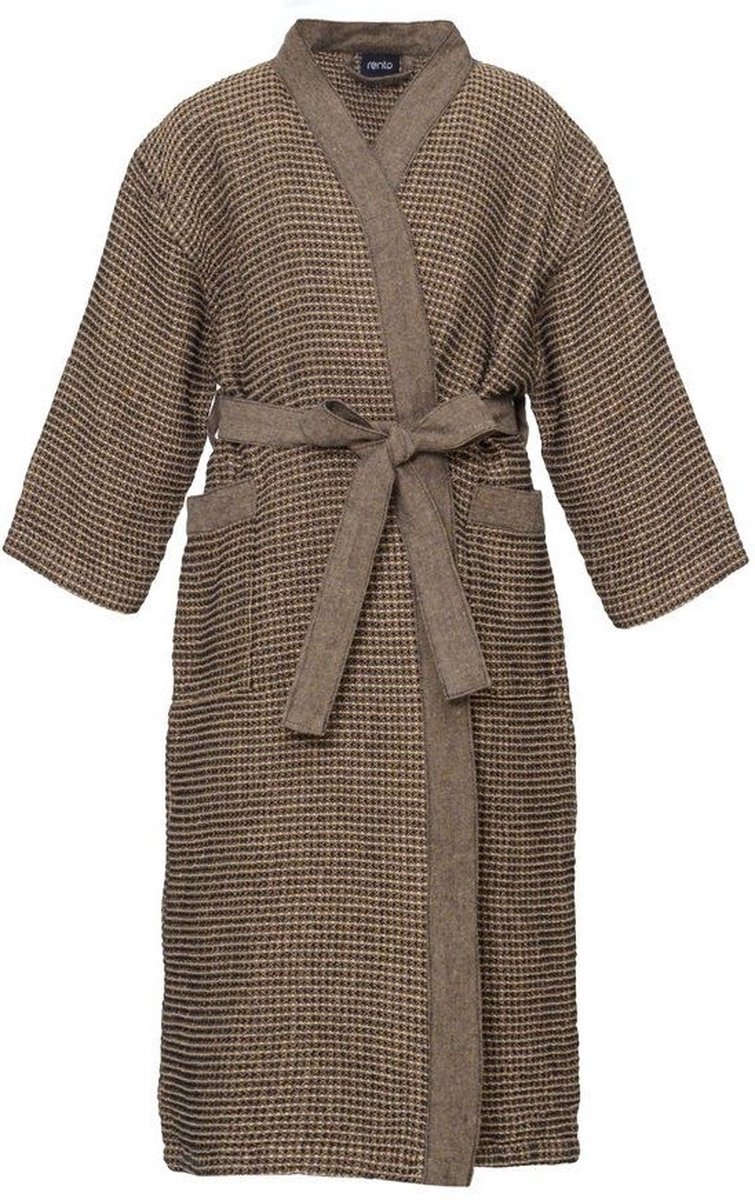 Rento Badjas Kenno kinderen L/XL zwart/beige
