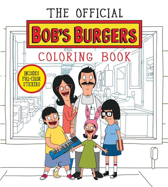 Official Bob's Burgers Coloring Book - cover