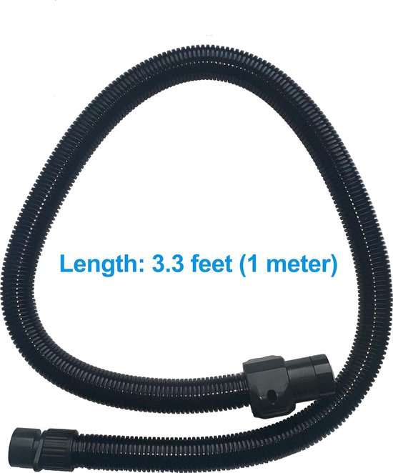 Kit Adaptateur Tuyau Pour Pompe à Air électrique/pagaie - 6 Buses, 105 Cm, Noir