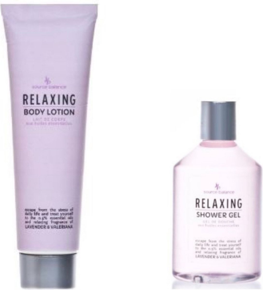 Goedkoopste Source Balance - Relaxing - douchegel en bodylotion geschenkset