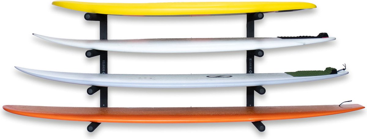 Devoted Surfboard Rack Quad - 4 laags rek voor SUP en Surfboard ophangen
