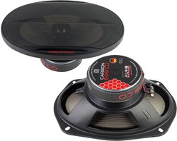 Audio System Carbon 609 CO 6x9 ovaal Auto Speakers ( hoedenplank )