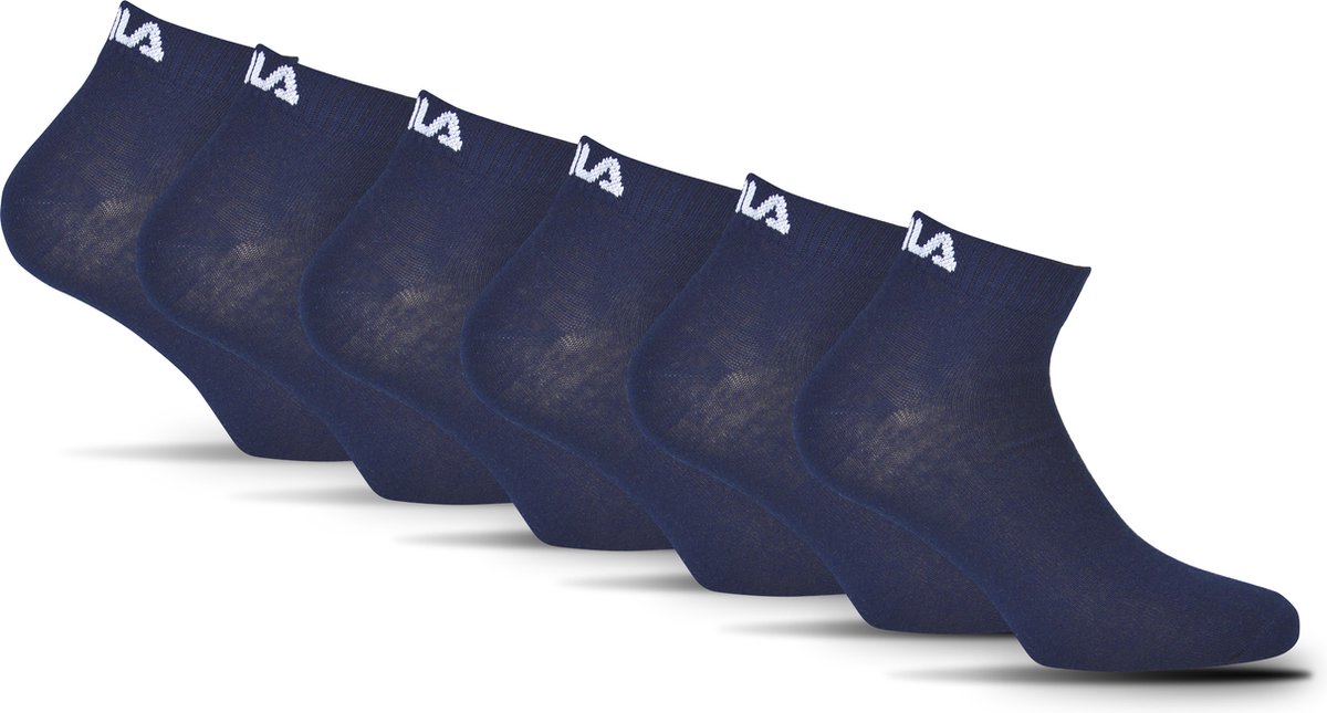 FILA Logo op de hiel Enkelsokken – 9 Pack Blauw