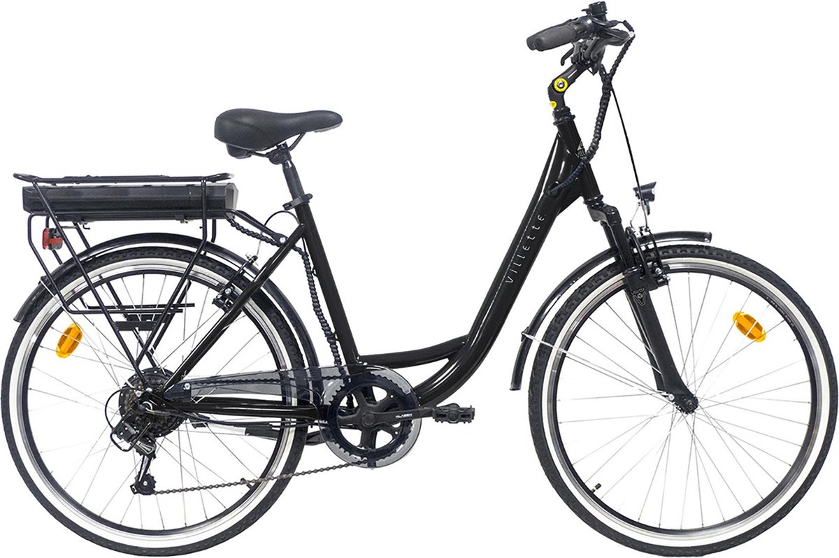 Villette le Petit Bonheur Orus elektrische damesfiets 26 inch 7 sp zwart