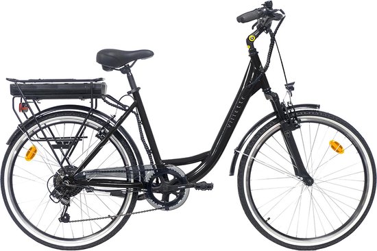 Le Petit Bonheur elektrische damesfiets 13Ah 6sp 26 inch zwart