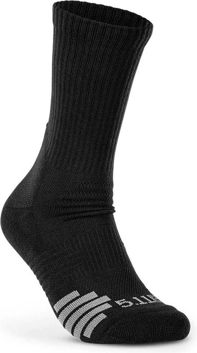 5.11 Tactical Duty Ready Plus Crew Socks (3-Pack) - Zwart - L