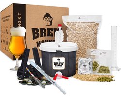 Brew Monkey Compleet Tripel - Bierbrouwpakket - Zelf Bier Brouwen Bierpakket - Gadgets Mannen - Verjaardagscadeau voor Mannen - Origineel bier Cadeau - Verjaardag cadeau - Vaderdag cadeau Brew Monkey Compleet Tripel - Bierbrouwpakket - Zelf Bier Brouwen Bierpakket - Gadgets Mannen - Verjaardagscadeau voor Mannen - Origineel bier Cadeau - Verjaardag cadeau - Vaderdag cadeau