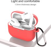 Mobigear Hoesje geschikt voor Apple AirPods Pro 1 Hoesje Flexibel Siliconen | Mobigear Classic - Roze