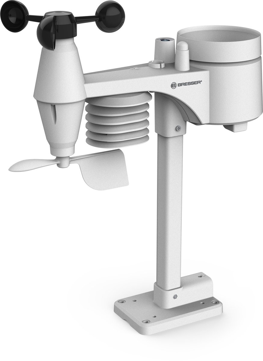 BRESSER 7-in-1 buitensensor voor 7003300 WLAN Comfort Weerstation & 7002586 WLAN ClearView Weerstation