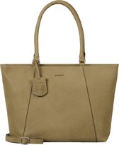 Burkely Special Sara Wide Tote 15.6" - Laptoptas - Volwassenen - Groen