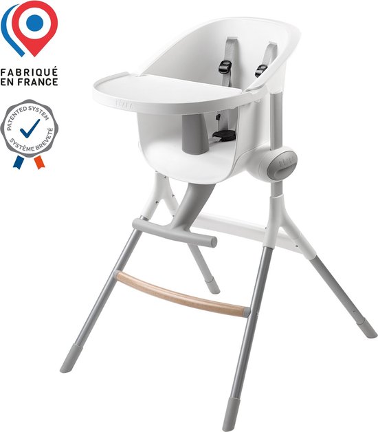 Béaba - High Chair Up & Down - Grey/White