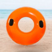 Oranje Opblaasbare Zwemband / Zwemring - 91cm - Perfect voor Zomers Zwemplezier - Zwemband voor zwembad - Zwembad speelgoed - Groot - Opblaasbare wateraccessoires - Veiligheidszwemring - Zomer - Water - Confortabel - Ideale zwemring voor zomervakanti
