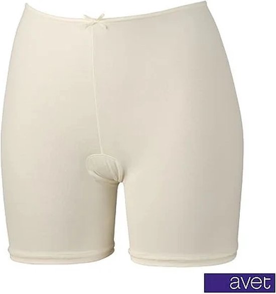 Avet dames boxershort lange pijpjes 3890 - S - Creme.