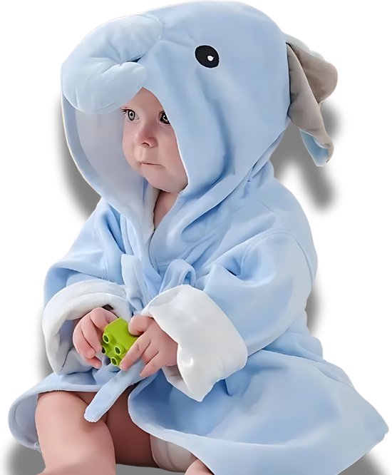 Foto: Badjas fleece witte badjas met capuchon flanel fleece badjas unisex badrock