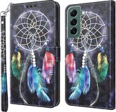 Cityhoesje.nl-Bookcase geschikt voor Samsung S23 – 5G Print – Dromenvanger