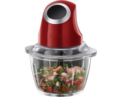 MKSS® Foodprocessor - Elektrische Groentesnijder Multifunctioneel - Vleesmolen - Gehaktmolen - RVS - Top Kwaliteit - Rood
