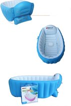 Fs2 -Inklapbaar Bad - Opvouwbaar Ligbad - Bath Bucket - Draagbaar - Opblaasbaar - Blauw - Voor kinderen