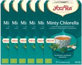 6x Yogi tea Minty Chlorella Biologisch 17 stuks