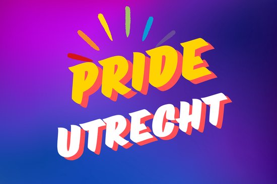 Drapeau Pride Utrecht - Drapeau de la Pride LGBTQ+ - 120x80cm