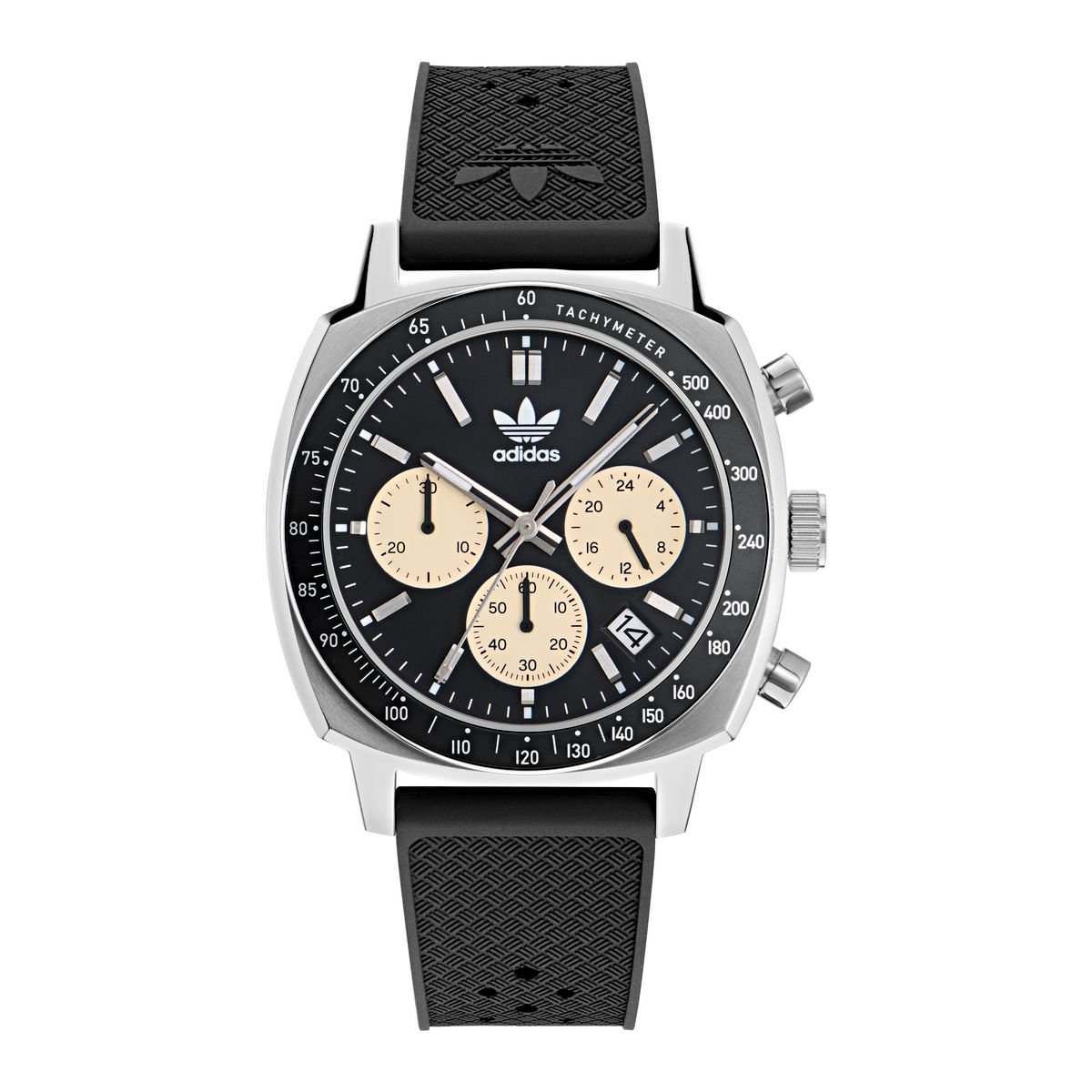 Adidas Originals Master Originals One Chrono AOFH23505 Horloge - Kunststof - Zwart - Ø 44 mm