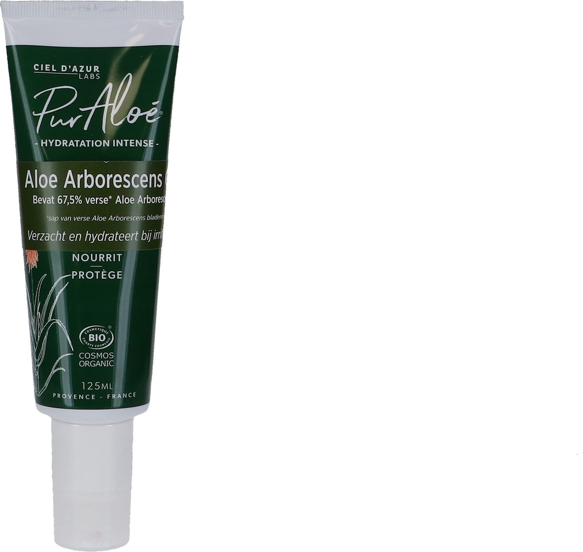 Goedkoopste Voordeelverpakking van 3 x Pur Aloé EXTERNE GEL Intense Hydration 125ml - Biologisch & Fair trade