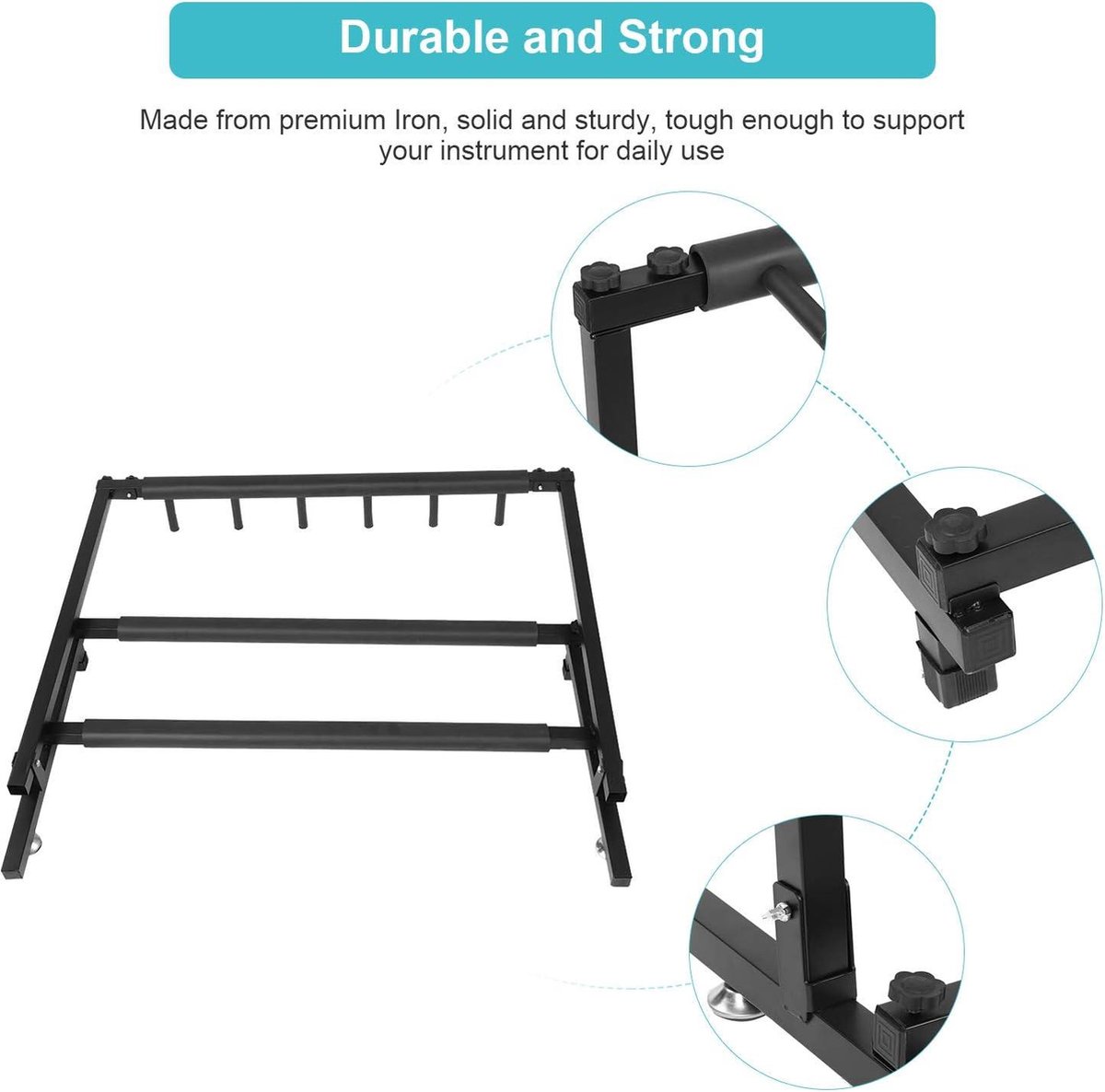 Malatec Malatec Universele Gitaarhouder/Hanger - Veilig en Veelzijdig