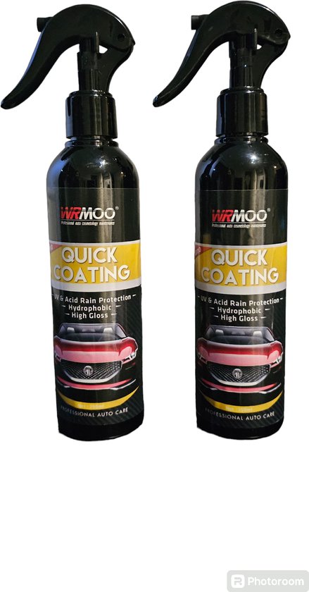 Foto: Set van 2 wrmoo auto coating quick coating keramische nano coating auto wax auto poetsen 