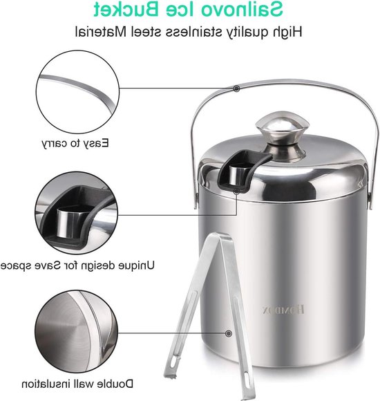 Thermosfles, BPA-vrij, dubbelwandig, met glaslaag aan de binnenkant, mat, grijs, 1,50