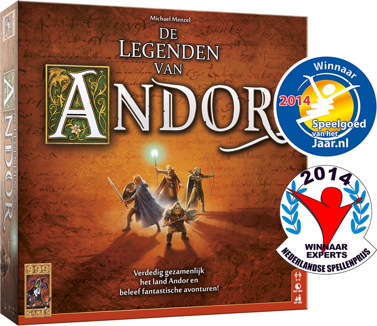999 Games - De Legenden van Andor Basisspel Bordspel - Coöperatief spel — afbeelding 9