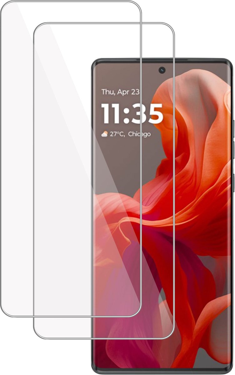 2x Screenprotector geschikt voor Motorola Moto G85 Screenprotector – Gehard Glas - Proteqt+