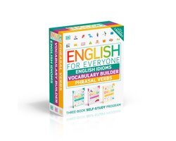 DK English for Everyone- English for Everyone English Idioms, Vocabulary Builder, Phrasal Verbs 3 Book Box Set