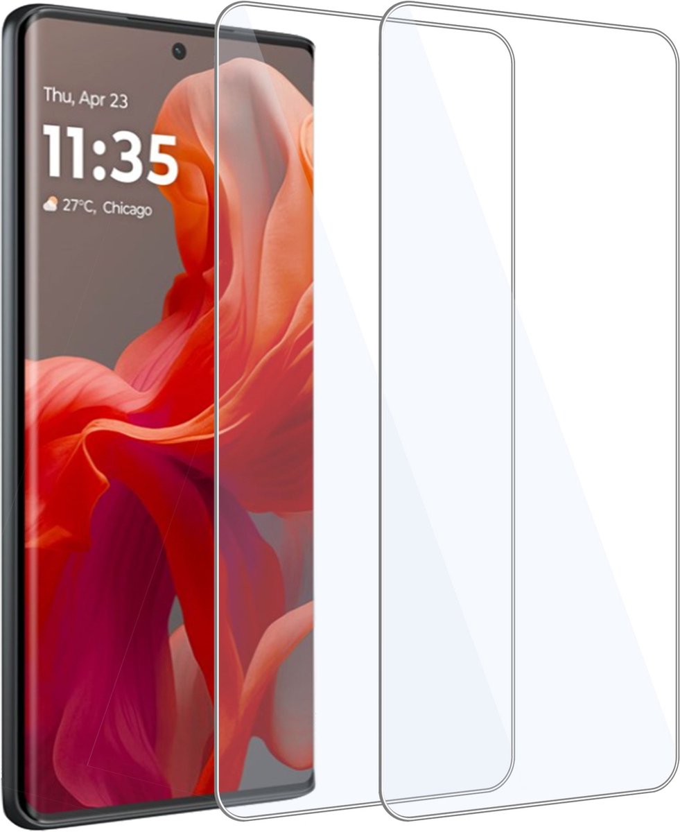 2x Geschikt voor Motorola Moto G85 - Screenprotector - Beschermglas - GuardCover