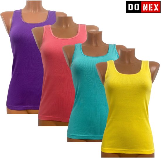 4 Pack Chemise femme qualité supérieure - 100% coton - Wendy - Taille XL