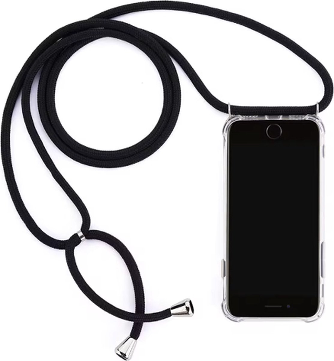Jumada's - Hoes geschikt voor Iphone XR - Backcover - Met handig koord en schokbestendig!
