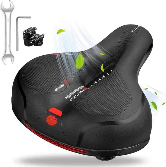 Ergonomisch Fietszadel | Extra Breed | 29% Korting - Fietsonderdelen Ergonomisch Fietszadel | Extra Breed | 29% Korting - Fietsonderdelen