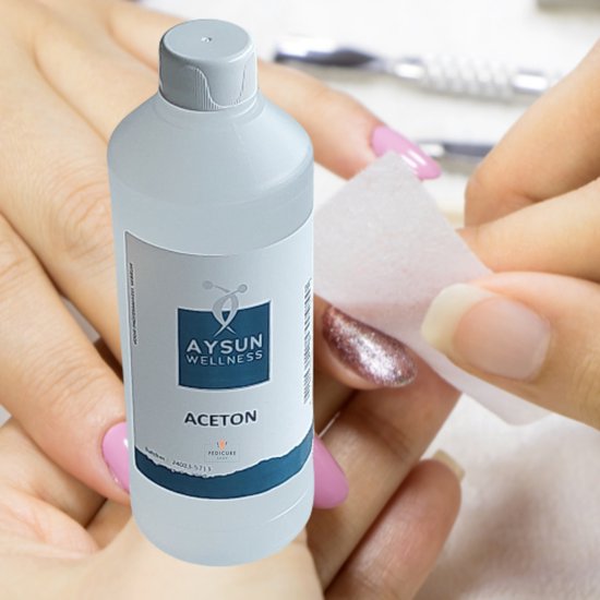 Aceton 500 ml - Aysun - Verwijdering Nagellak & Gel - Acryl - Polygel - Nagellak remover - Manicure - Pedicure