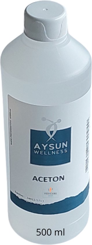 Aceton 500 ml - Aysun - Verwijdering Nagellak & Gel - Acryl - Polygel - Nagellak remover - Manicure - Pedicure