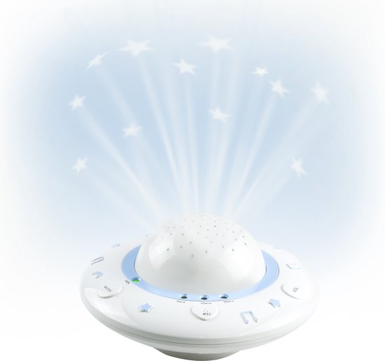 Alecto Baby Projector - Rustgevende Slaapliedjes - Babyprojector met Muziek - BC-125 - Wit van Alecto — afbeelding 5