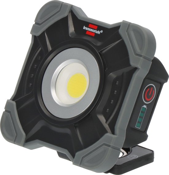 Brennenstuhl Accu LED-bouwlamp SH 1000 MA oplaadbare LED-werklamp 1000lm, IP54, magneet en karabijnhaakring, 6h lichtduur