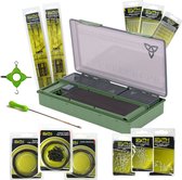 Faith Carp End Tackle Set - Ensemble de montage carpe - Matériel de leader - Dans une boîte de pêche de luxe