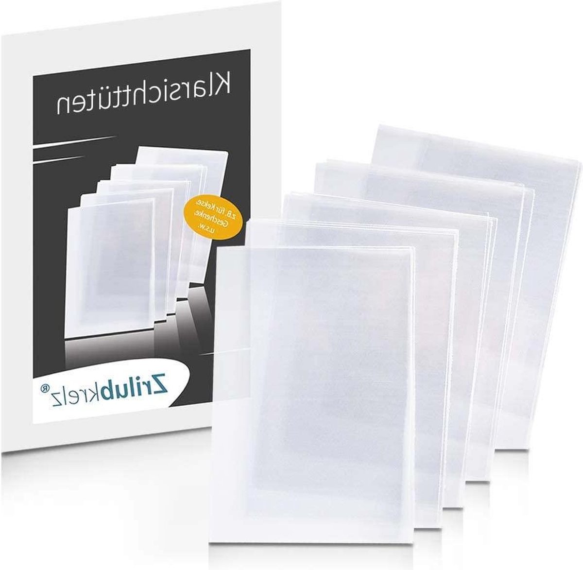 Transparante zakjes 10 x 15 cm - verpakking van 100 stuks - geschikt voor levensmiddelen - veilige cellofaanzakjes - praktische cadeauzakjes - snoep opbergen diepvrieszakjes