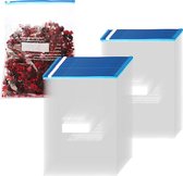 21x sacs de congélation 6 litres - sacs de conservation alimentaires refermables - conservation des aliments - universel - protection du goût - fraîcheur vitaminée -40 ° C - 6 L - 21 pièces sacs de congélation