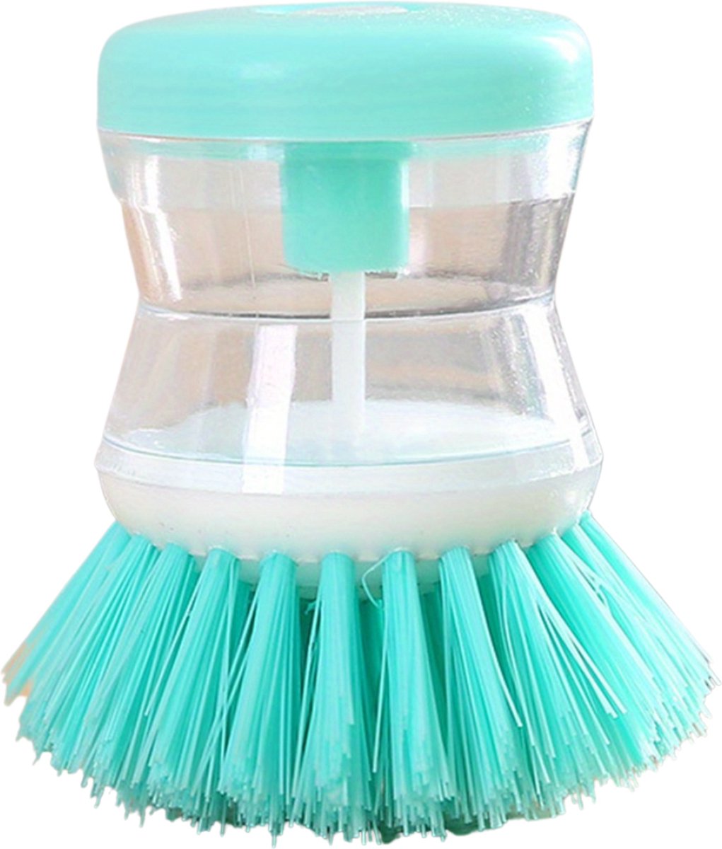 Goedkoopste Nivard Afwasborstel Met Zeepdispenser - Afwasborstel - Met Zeepreservoir - Dish Brush - Groen