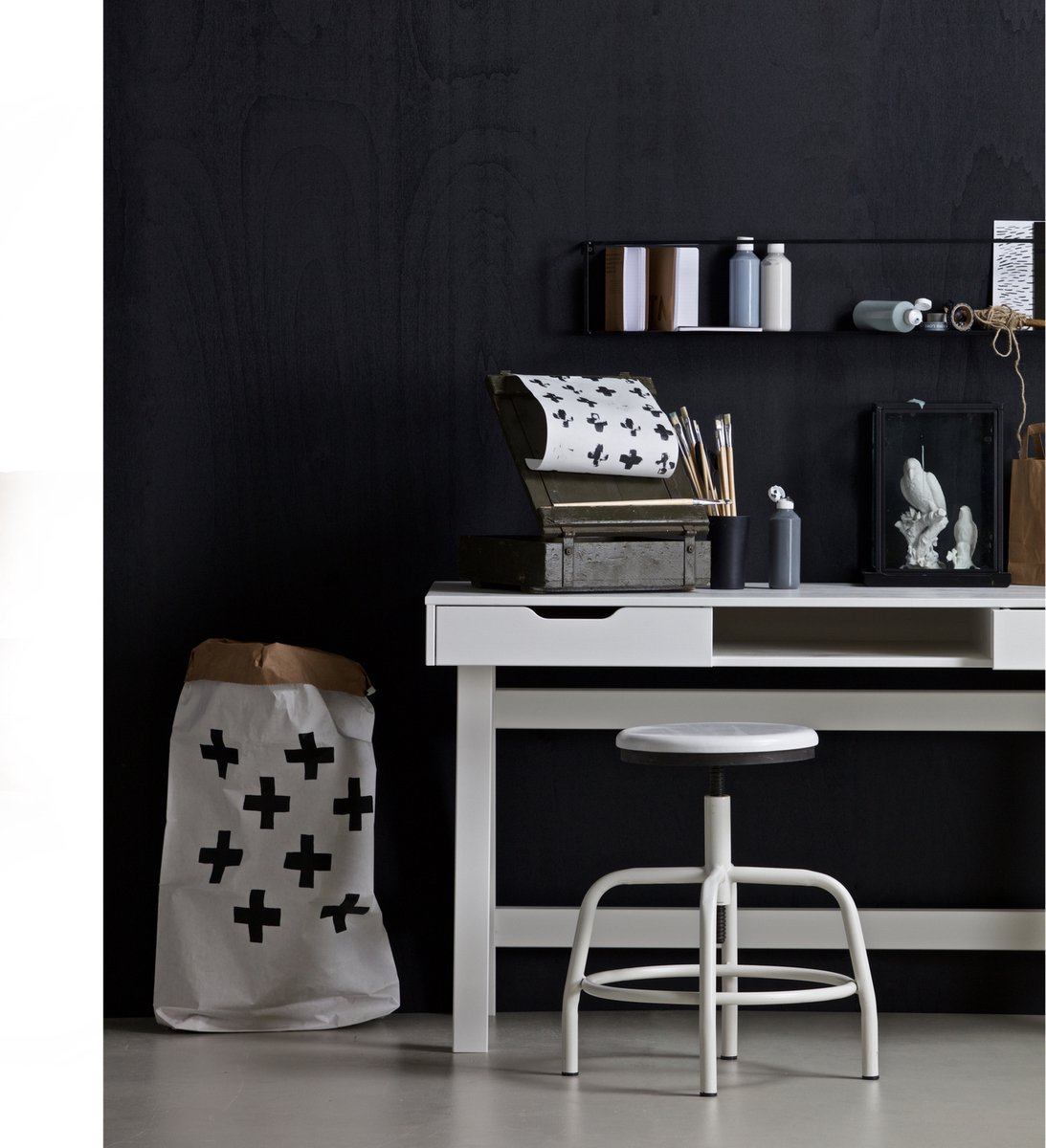 WOOOD WOOOD Nikki Bureau Wit 75x140 - afbeelding 3
