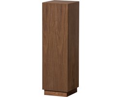 WOOOD Enid Plantenstandaard - Hout - Walnoot - 80x24x24