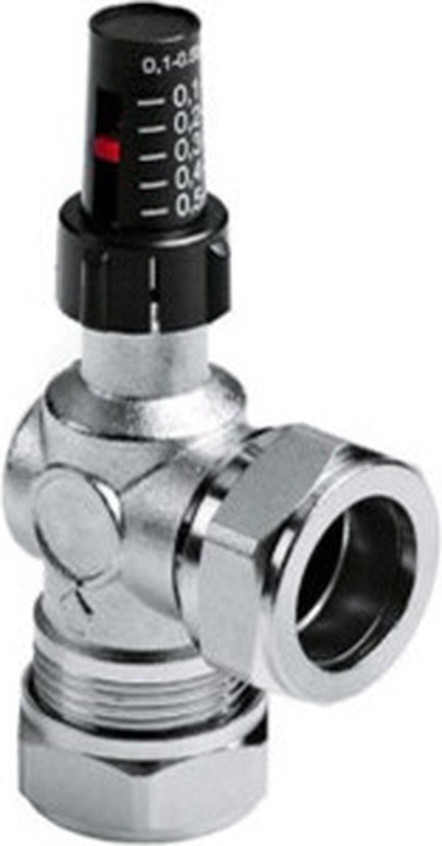 Solidparts drukverschilregelaar 22mm knel