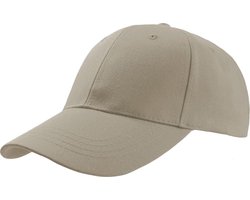 Jumada's - Baseball Cap - 6 Panelen - Katoen - Kaki