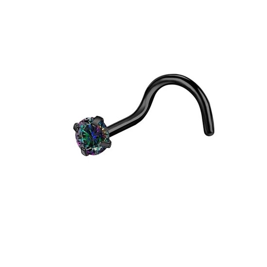 Titanium Neuspiercing Triple Dots Zilver – AllOver
