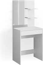Vicco Kaptafel Isabelle, Wit, 60 cm met spiegel